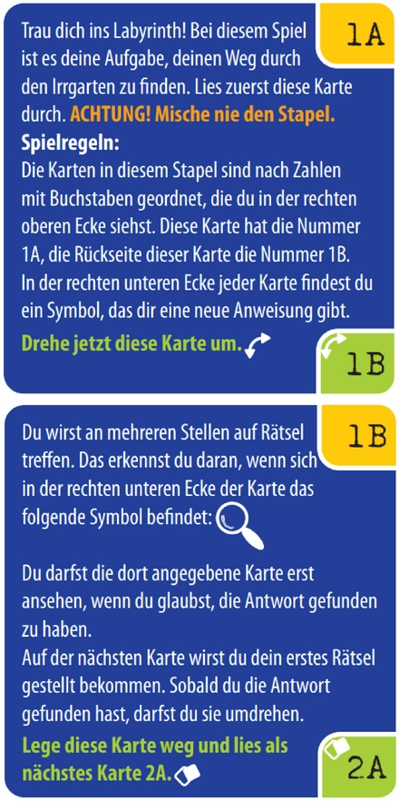 Labyrinth - Spannendes Kartenspiel für die ganze Familie