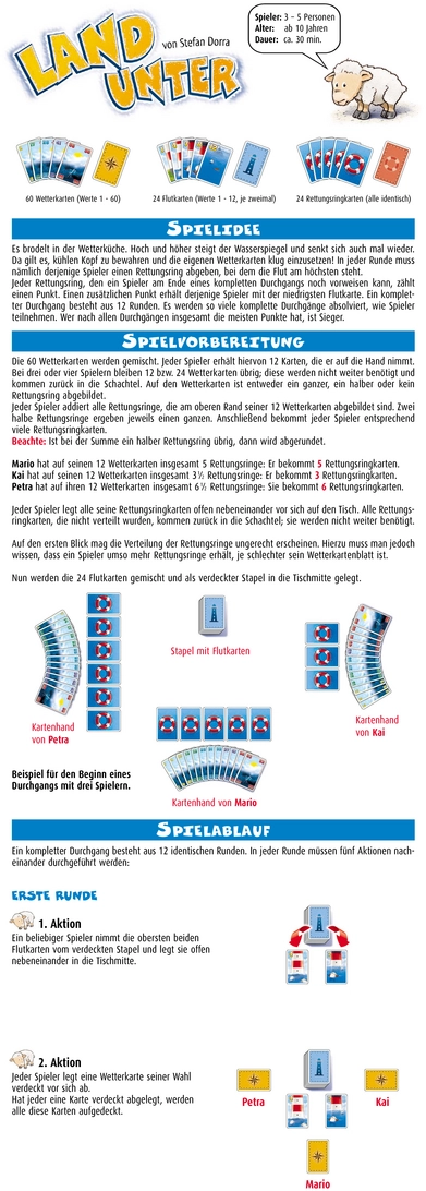 Land Unter - Kartenspiel von Stefan Dorra
