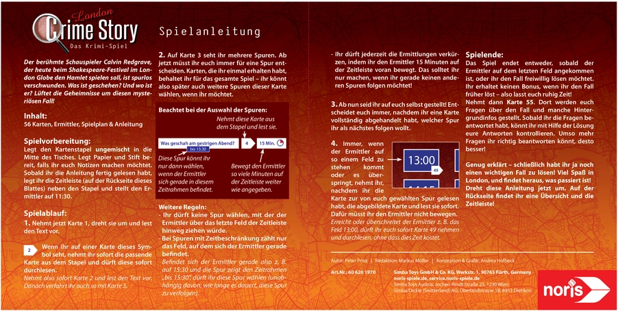 London Crime Story - Das Krimi-Spiel für Ermittler