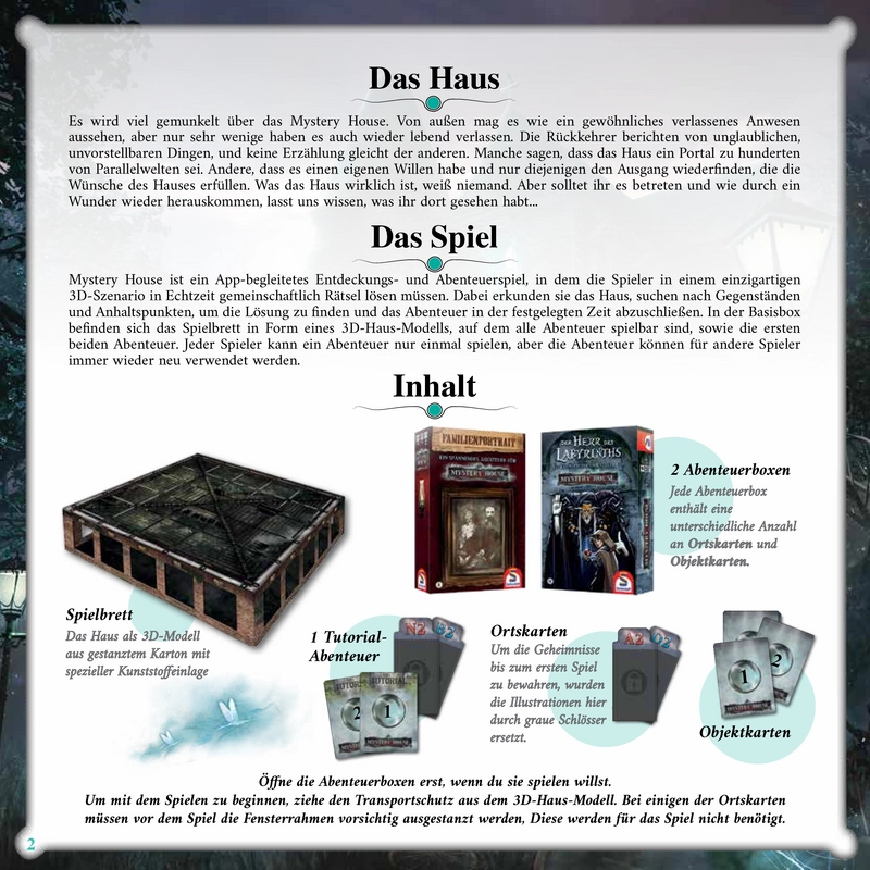 Mystery House - Das Abenteuer-Rätselspiel im 3D-Format