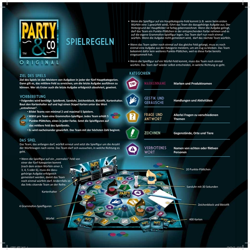 Party & Co - Spielanleitung für ein unterhaltsames Partyspiel