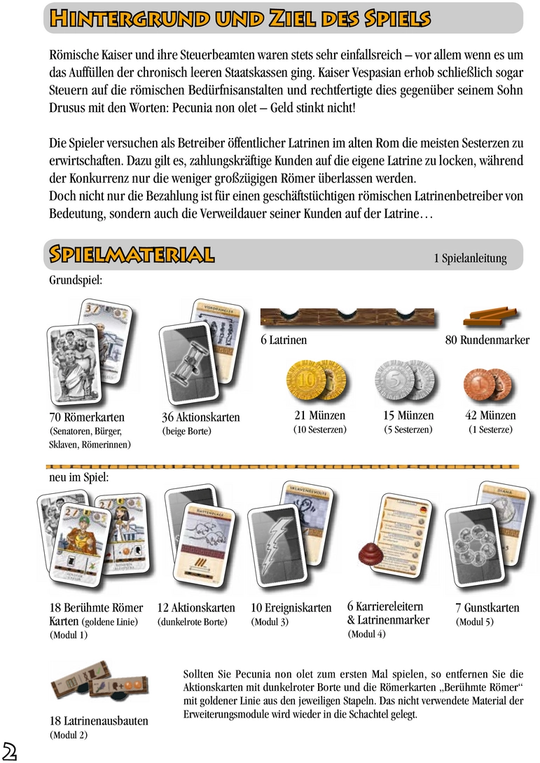 Pecunia non olet - Geld stinkt nicht