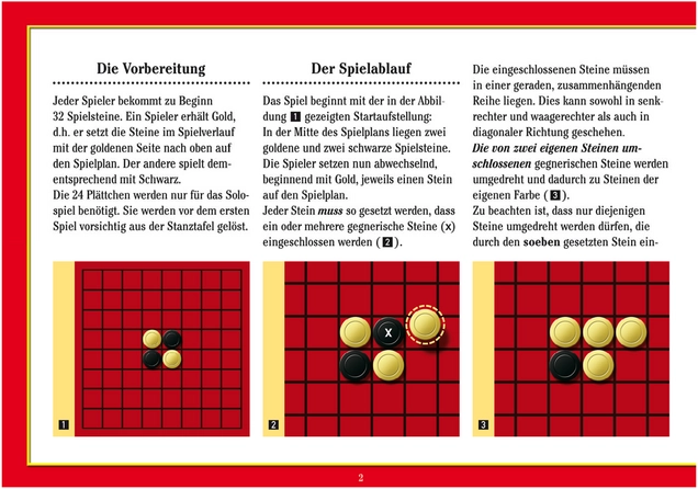 Reversi - Strategisches Brettspiel für zwei Spieler