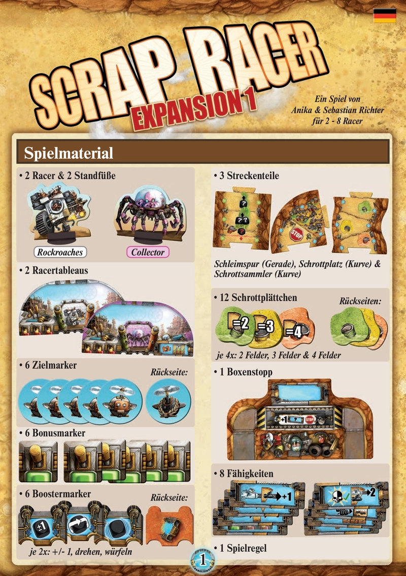Scrap Racer - Erweiterung 1 für spannende Rennspiele