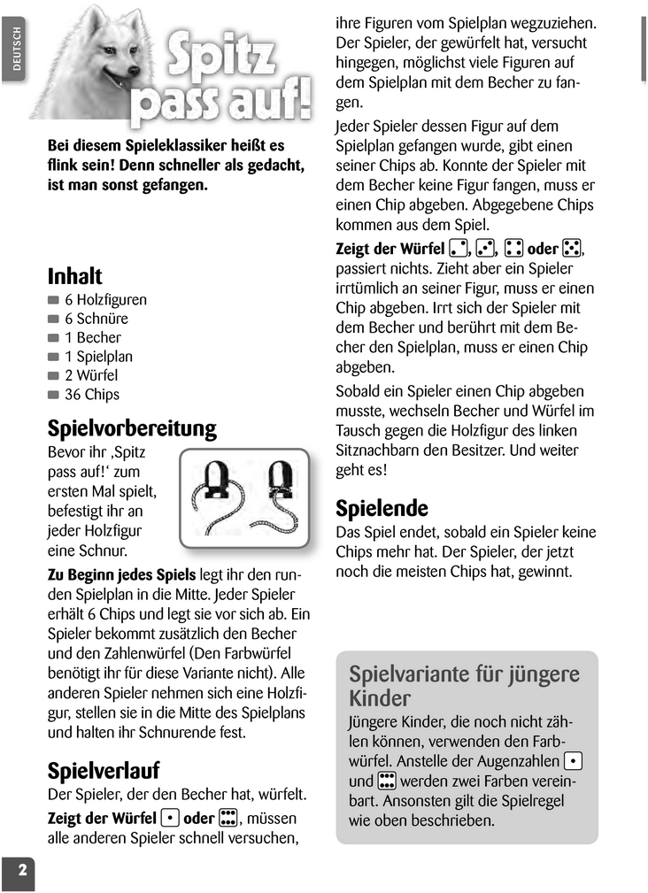 Spitz pass auf! - Das schnelle Reaktionsspiel für Kinder