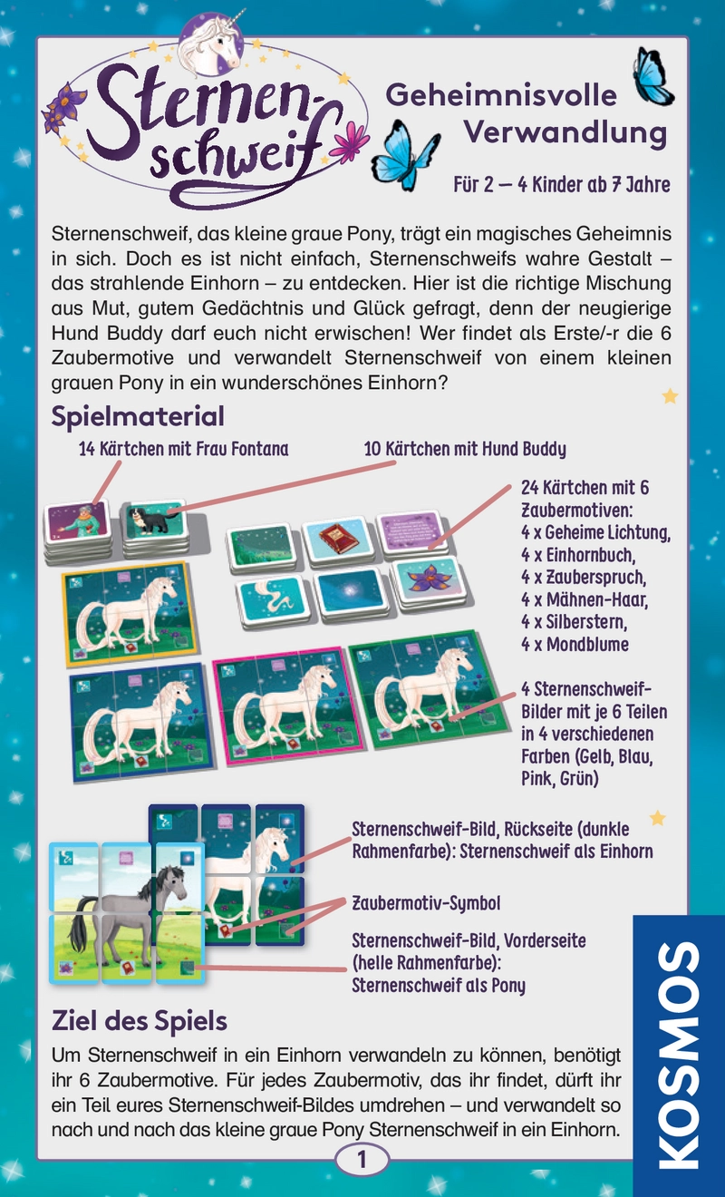 Sternenschweif: Geheimnisvolle Verwandlung - Spielanleitung