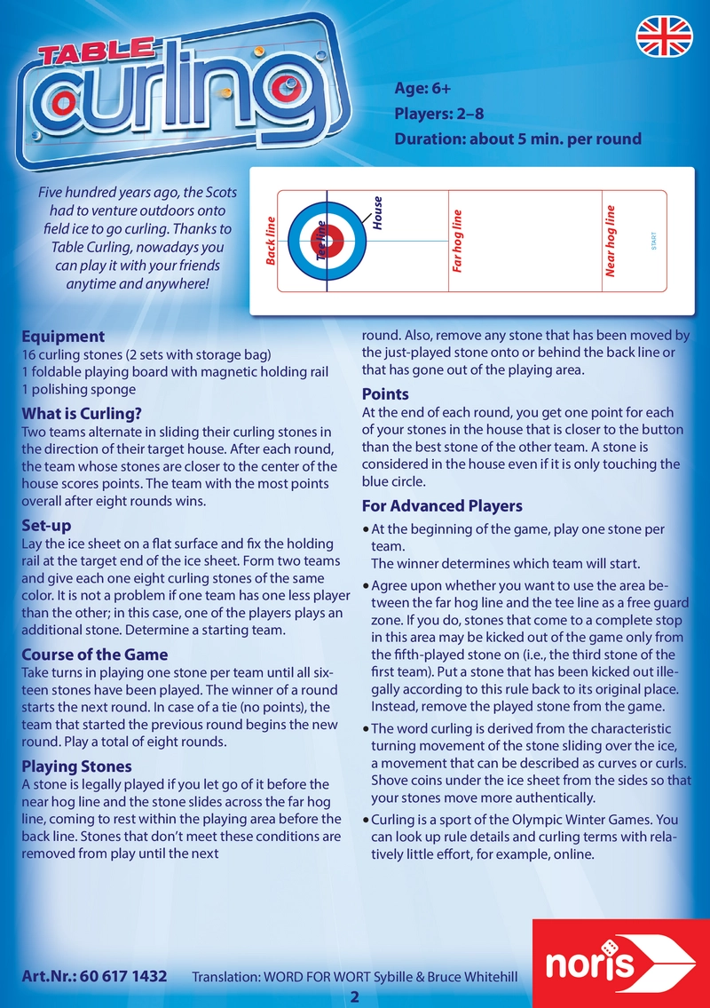 Table Curling - Das spannende Tischspiel für Jung und Alt