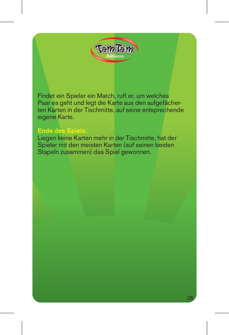 Tam Tam - Lernspiel für Kinder mit Karten