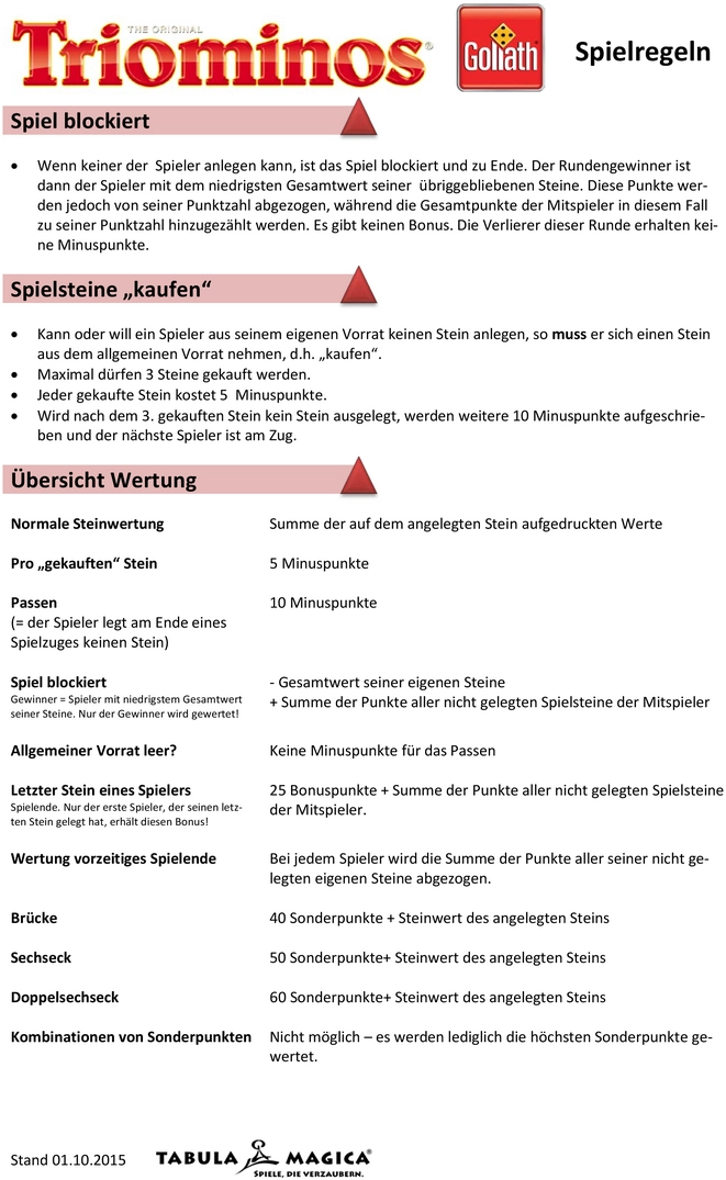 Triominos Spielanleitung und Regeln für ein spannendes Spiel