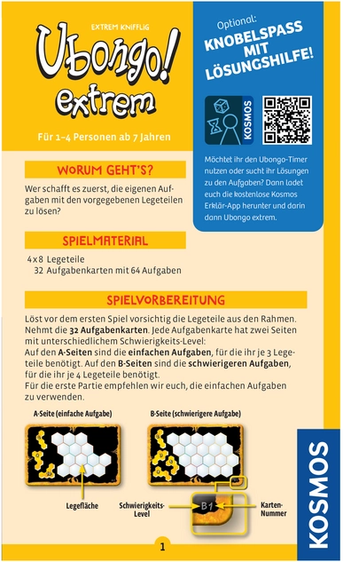 Ubongo! extrem - Das spannende Legespiel für die ganze Familie