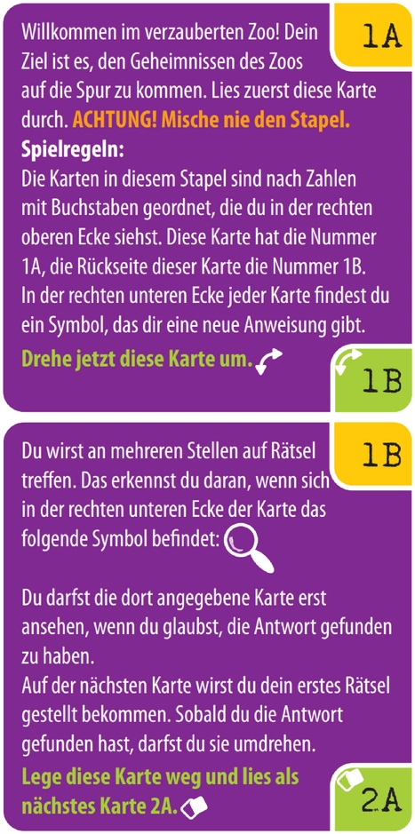 Verzauberter Zoo - Spannendes Ratespiel für Kinder