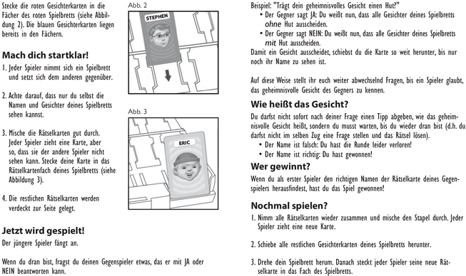 Wer ist es? - Spannendes Ratespiel für Kinder und Familien