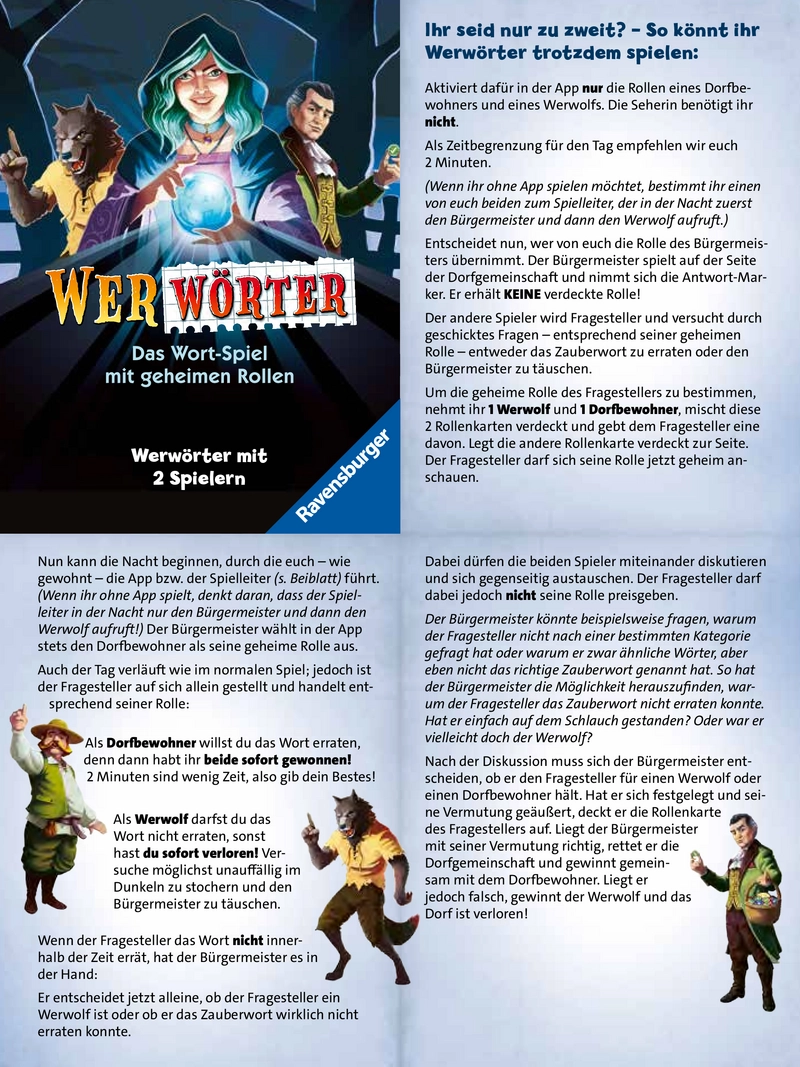 WerWörter - Das spannende Wortspiel mit geheimen Rollen