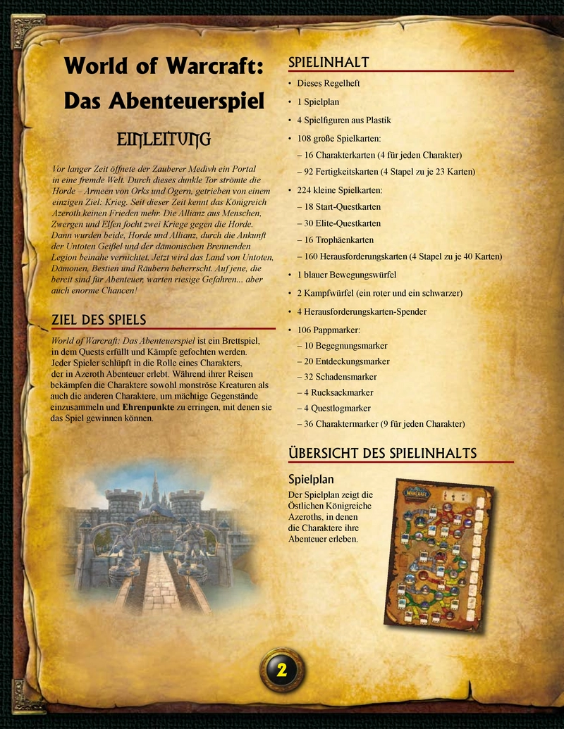 World of Warcraft: Das Abenteuerspiel - Regelwerk und Spielanleitung