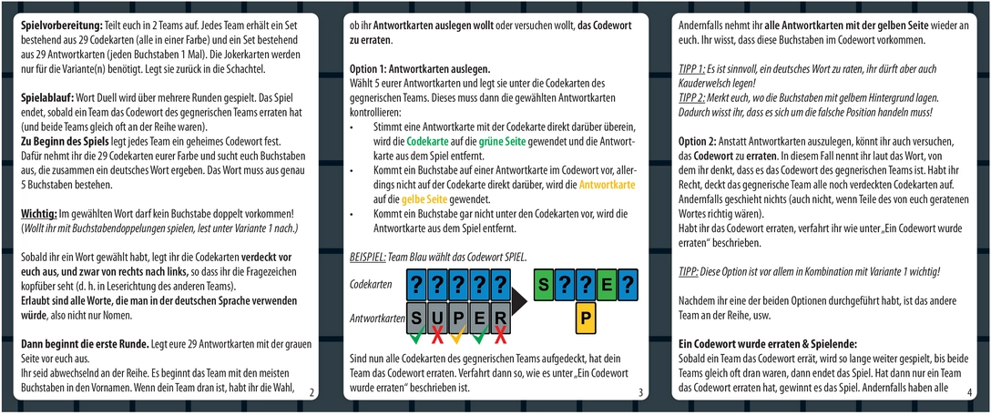 WortDuell - Spannendes Raten und Kombinieren in Teams